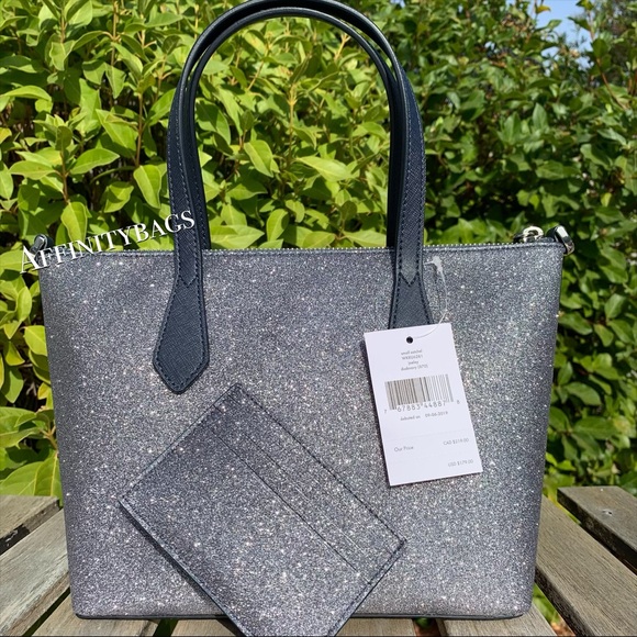 Kate spade joeley satchel glitter card holder - Picture 6 of 7